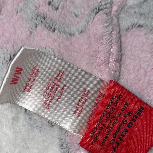 2013 Sanrio hello kitty pj pants pajama winter fuzzy bottom size medium - Picture 9 of 13